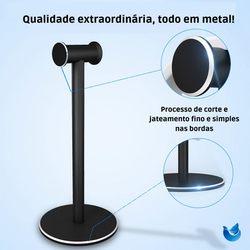Suporte para Headphone Spiral Design iFoks em Alumínio
